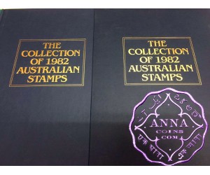Australia 1982 Deluxe Yearbook Album with all Stamps FV$17.64